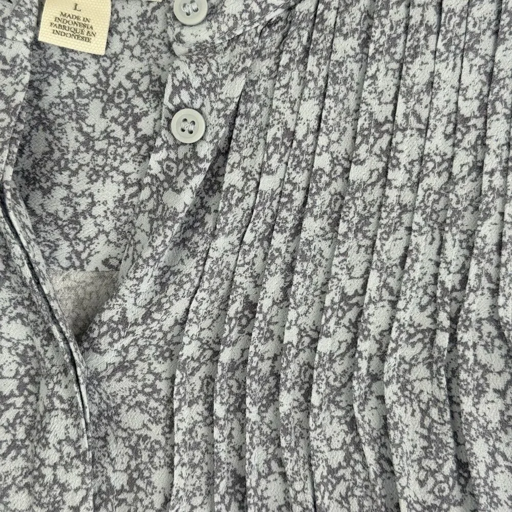 NEW Treasure & Bond Popover Sleeveless Top Large Lavender Nordstrom Split Neck - Picture 4 of 11